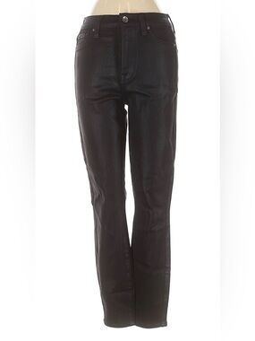Splendid Black Coated High Waist Skinny Ankle Jeans NWT Size 25.